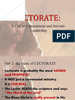 LECTORATE