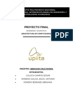 Reporte - Proyecto Final