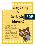 Reading Genres & Identifying Elements