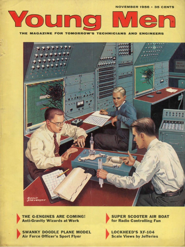 The G ENGINES ARE COMING by Michael Gladych Young Men November 1956 PDF