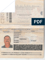 Assinatura do titular do passaporte