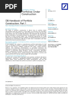 DB Encyclopedia or Portfolio Construction