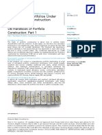 DB Encyclopedia or Portfolio Construction