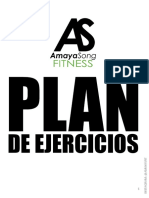 Plan de Ejercicios AMAYA SONG FITNESS 90 DIAS