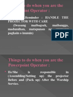 Things To Do (Powerpoint Operator)