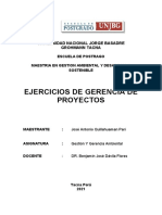 Ejercicios de Gerencia Ambiental - Jose Antonio Quillahuaman Pari