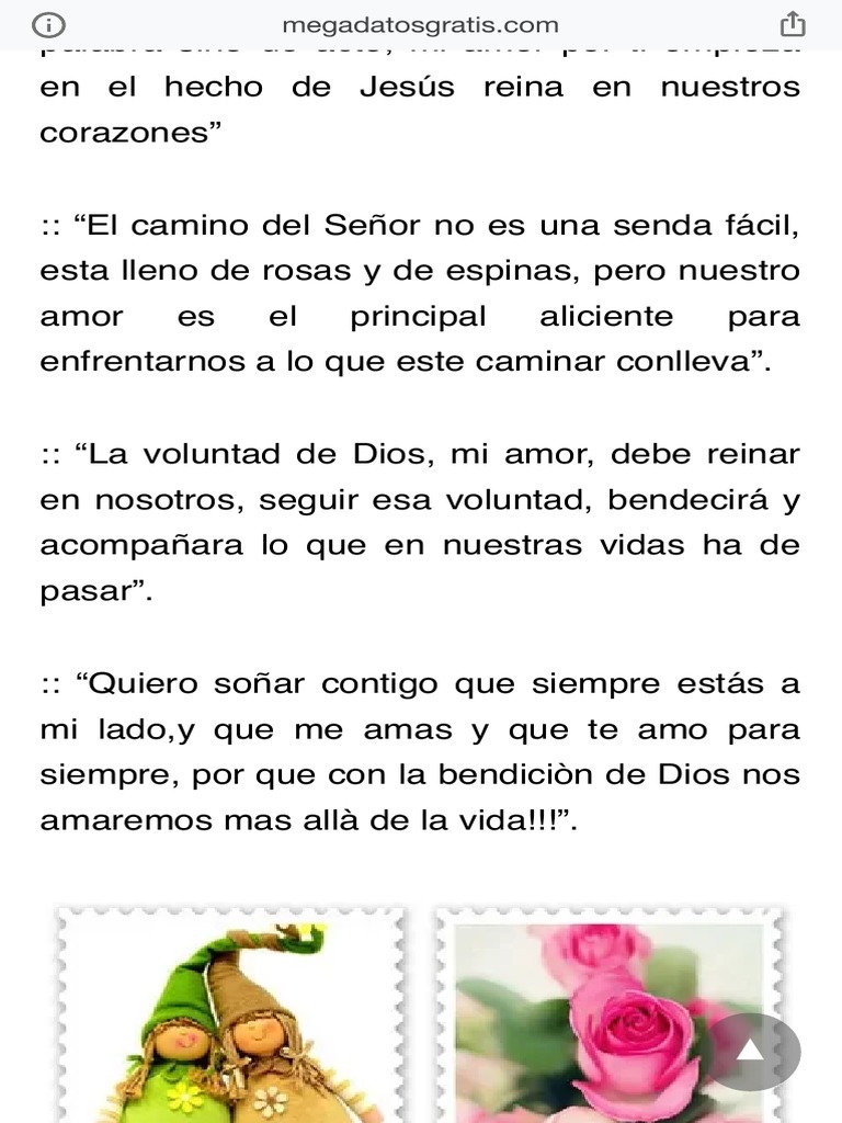 Mensajes Cristianos de Amor Bendiciones para Mi Amor | PDF | Religión y  espiritualidad | Poesía, image size:768x1024