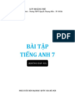 Bài tập Tiếng Anh 7 Lưu Hoằng Trí