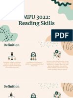 MPU 3022: Reading Skills