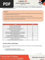 Face Prep Accenture Slot Analysis 24th Aug