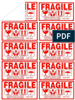 Fragile Sedang