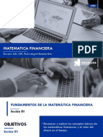 Sesión 01 - Fundamentos de La Matemática Financiera