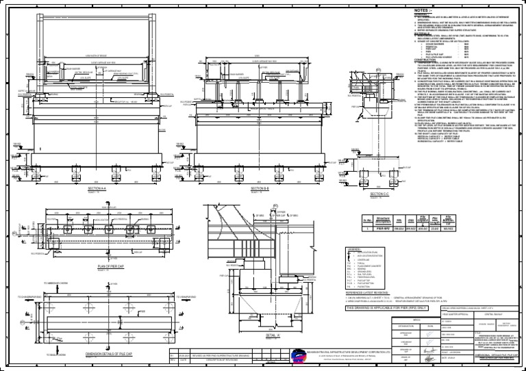 Notes:-: Section A-A Section B-B Section C-C | PDF | Deep Foundation ...