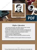 Rizal's Life: Higher Education and Life Abroad