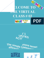 Class # 02 The Simple Present Tense