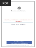 Industrial Investment & Business Promotion Policy 2015 - 26.5.2015