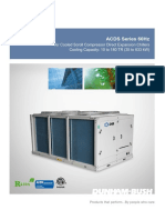 ACDS Series 60Hz: Air Cooled Scroll Compressor Direct Expansion Chillers Cooling Capacity: 10 To 180 TR (35 To 633 KW)