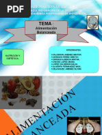 ALIMENTACION BALANCEADA