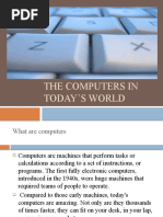 The Computers in Today'S World