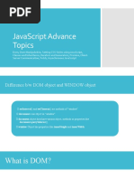 JavaScript Advance