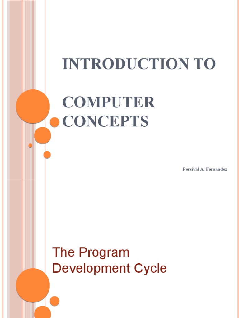 Introduction To Computer Concepts: Percival A. Fernandez | PDF ...