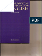 The Communicative Value of Intonation in English by Brazil David