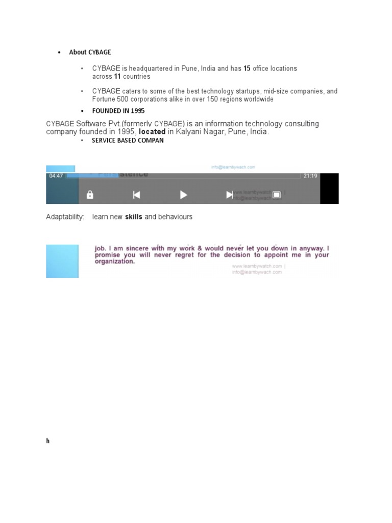 Software Pvt. (Formerly) Is An Information Technology Consulting ...
