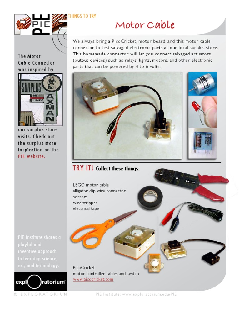 Motor Cables | PDF | Technology & Engineering
