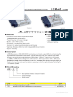 40W Multiple-Stage Constant Current Mode LED Driver: Series