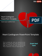 1152 Heart Cardiogram Powerpoint Template