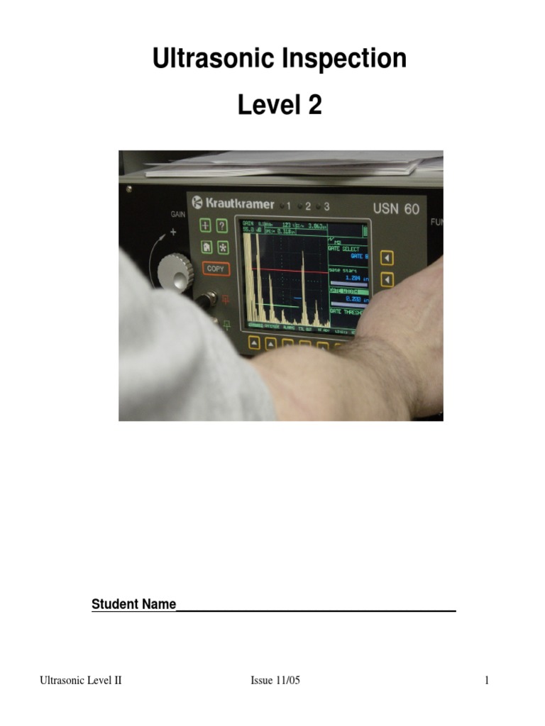 Ultrasonic Inspection Course | PDF | Nondestructive Testing | Wavelength