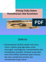 Prinsip Fisika Pemeliharaan Alkes