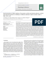 Physiology & Behavior: A. Montoya, J.F. López-Olmeda, A.B.S. Garayzar, F.J. Sánchez-Vázquez