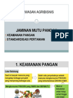 Materi Jaminan Mutu Agribisnis