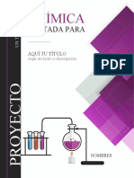 Portada de Química para Cuadernos Color Morado