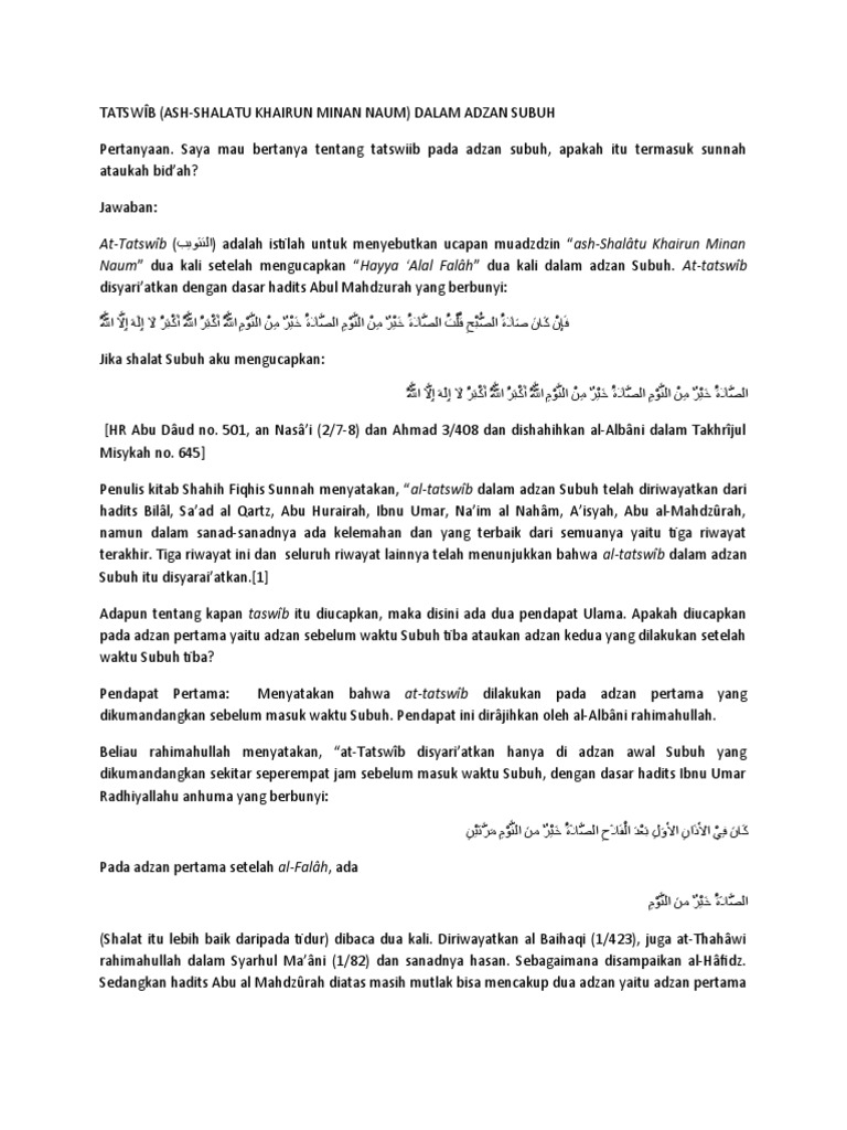 TATSWÎB PDF