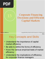 Corporate Financing Decisions and Efficient Capital Markets: Mcgraw-Hill/Irwin