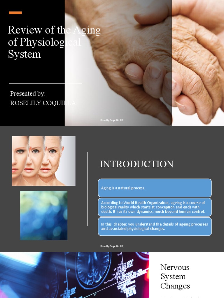 Review of The Aging of Physiological - Presentation | PDF | Vagina ...