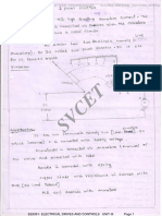 Sri Vidya College Electrical Drives and Controls Lecture Notes Unit III