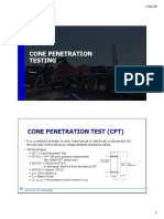 Cone Penetration Testing