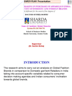 Consumer Decision-Making in Purchase of Apparels in India: A Comparative Study of Domestic and Foreign Brands