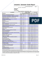 Relevé de Notes Semestriel / Semester Grade Report: Delalande Mattéo BBA Edhec 1A Nice Business Management S1