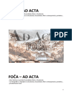 Foča - Ad Acta