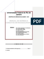 Manual de normas e condutas em biossegurança - UFRJ