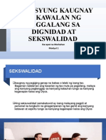 Mga Isyung Kaugnay Sa Kawalan NG Paggalang Sa