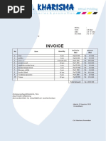 Invoice: No.: In/VIII/2020