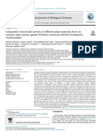 Insecticidal Activity of Common Plant Materials Against Stored Grain Pest