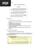 COLLEGE AND ADVANCE ALGEBRA Chapter 4