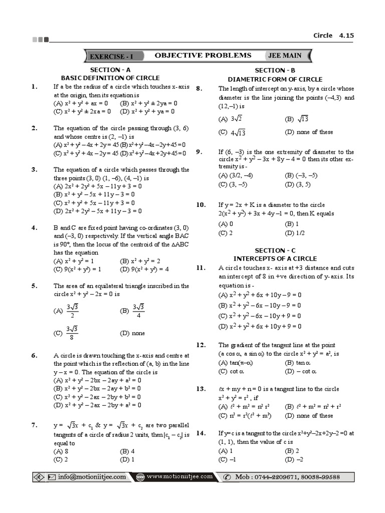 Circle Pdf Circle Euclidean Plane Geometry