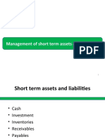 Management of Short Term Assets and Liabilities by P.rai87@gmail